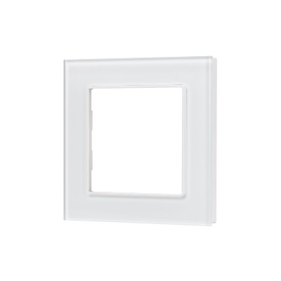 Рамка одноместная Arlight FRM-GLARE-GS-1-WH 043786