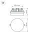 Встраиваемый светильник Arlight LTD-80R-Opal-Roll 5W Day White 020808