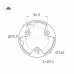 Наземный высокий светильник Arlight LGD-CASTELLO-BOLL 047686