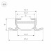 Профиль встраиваемый Arlight TK-F-2000 (CT) ANOD 016936
