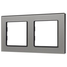 Рамка на 2 поста Arlight GLARE 043798