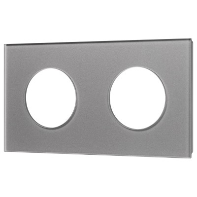 Рамка на 2 поста Arlight GLARE 043837