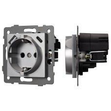 Розетка с заземлением и 2хUSB type A и C, без рамки Arlight SCT 049831