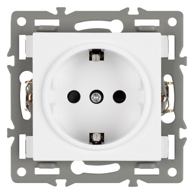 Розетка с заземлением и со шторкой, без рамки Arlight SCT 043730