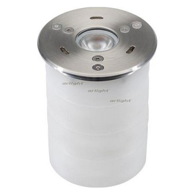 Встраиваемый в дорогу светильник Arlight KT-AQUA-R85-7W Warm3000 (SL, 25 deg, 12V) 024938