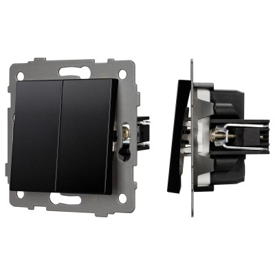 Выключатель двухклавишный без рамки Arlight SWT 049888