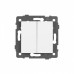 Выключатель проходной двухклавишный без рамки Arlight SWT 049892