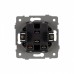 Выключатель самовозвратный двухклавишный без рамки Arlight SWT 049885