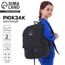 Рюкзак школьный 39×30×14 см Black