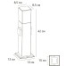 Ландшафтный светильник Arte Lamp Plate A3711PA-1BK