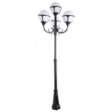 Садово-парковый светильник Arte Lamp Monaco A1497PA-4BK