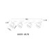 Спот Arte Lamp Amaks A8028PL-4BK