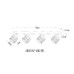 Спот Arte Lamp Atria A8031PL-4BK