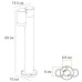 Ландшафтный светильник Arte Lamp Mistero A3302PA-1BK