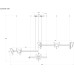 Подвесная люстра Arte Lamp Darcy A2187LM-3GO