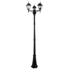 Садово-парковый светильник Arte Lamp Bremen A1017PA-3BK