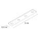 Коннектор прямой для магнитного шинопровода Arte Lamp Linea-accessories A484305I