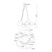 Подвесная люстра Arte Lamp Gemini A2243SP-10BK