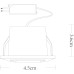 Встраиваемый светодиодный светильник Arte Lamp Grill A3153PL-1BK