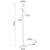 Торшер Arte Lamp Gemini A2243PN-6PB