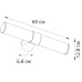 Подсветка для зеркал Arte Lamp Callisto A4415AP-1CC