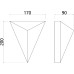 Настенный светильник Arte Lamp Trapeze A2033AP-1BK