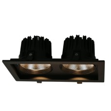Встраиваемый светодиодный светильник Arte Lamp Privato A7018PL-2BK
