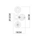 Бра Arte Lamp Etereo A5261AP-3GO