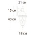 Уличный настенный светильник Arte Lamp Madrid A1542AL-1BN