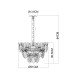 Подвесная люстра Arte Lamp Kapri A4078LM-6CC