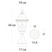Ландшафтный светильник Arte Lamp Madrid A1541FN-1BN