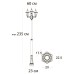 Парковый светильник Arte Lamp Madrid A1542PA-3BN