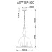 Подвесная люстра ARTE Lamp A7771SP-3CC