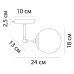 Бра Arte Lamp Bolla A1664AP-1GO