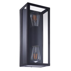 Уличный настенный светильник Arte Lamp Belfast A4569AL-2BK