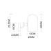 Бра Arte Lamp Cassel A5454AP-1PB