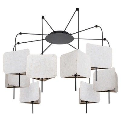 Подвесная люстра Arte Lamp TRIXIE A7084SP-8BK