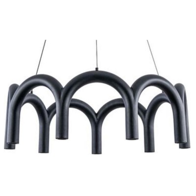 Подвесная люстра Arte Lamp Warhol A3258LM-45BK