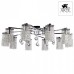 Потолочная люстра Arte Lamp Cascata A3028PL-10CC