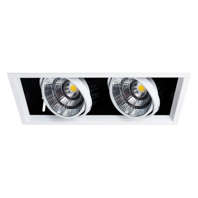 Встраиваемый светильник Arte Lamp Merga A8450PL-2WH