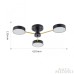 Потолочная люстра Arte Milano Ferrara 252006/3 Bk/Bk