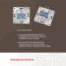 Розетка двойная RJ45 Arte Milano 203.45-2.white