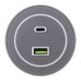 Трековая розетка Arte Milano Am-track-sockets-39 399732TS/USB-Type-C Grey