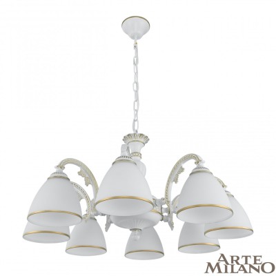 Подвесная люстра Arte Milano 340837/8 WT+G