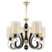 Подвесная люстра Arte Milano Florentia 302237/5 Bk/Gd