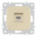 Розетка RJ45 Arte Milano 205.45-1.shampan