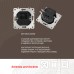 Розетка USB 2.1А+1А Arte Milano 206.46-1.black