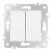Выключатель жалюзи Arte Milano 203.38-2.white