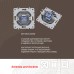 Розетка RJ45 Arte Milano 206.45-1.silver