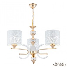 Подвесная люстра Arte Milano Florentia-2097 302097/3 Wh/Gd